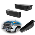 Set of 2 Smoked Black Lens Front Turn Signal Lights for Ford Pickup Truck