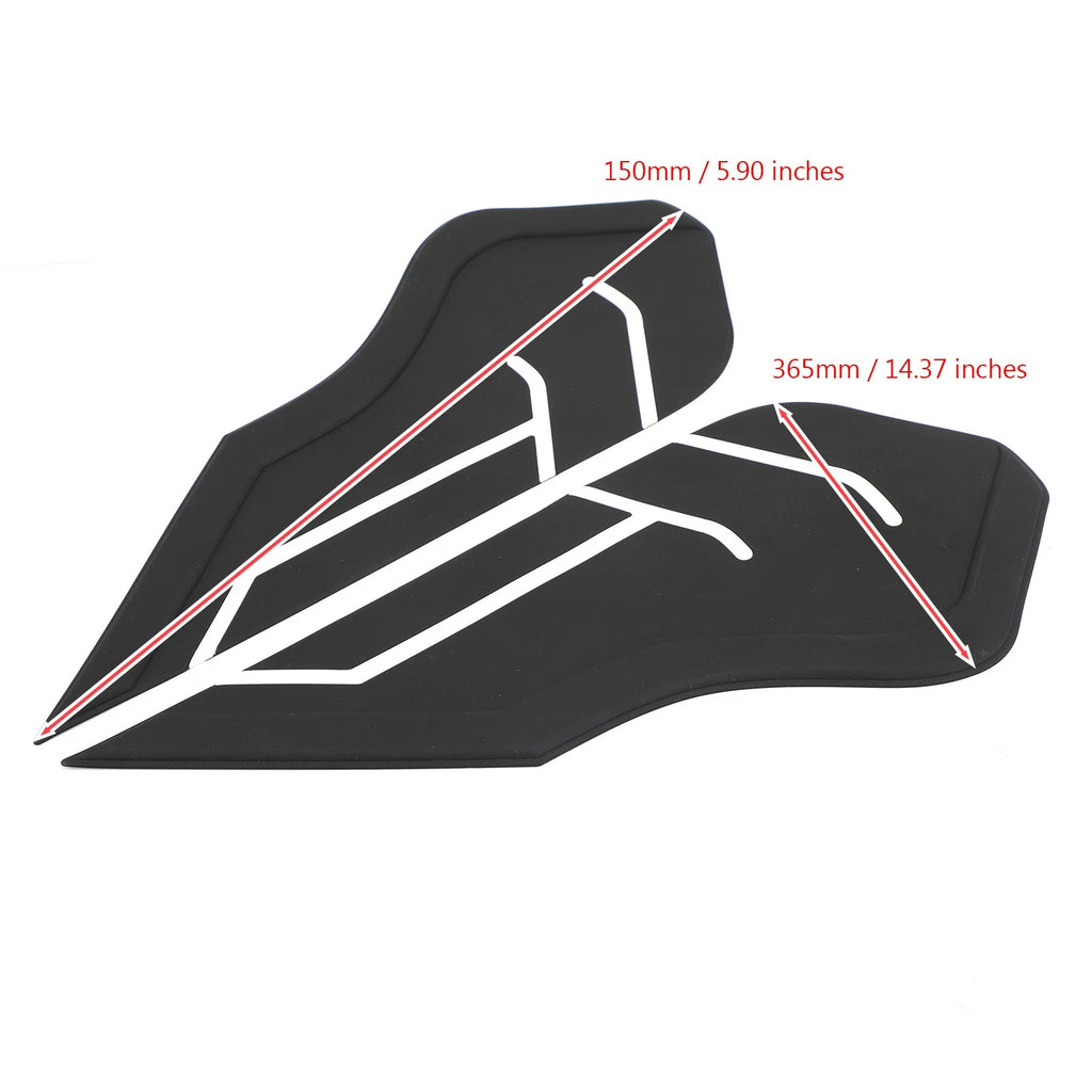 Tank Side Pads Traction Grips for Yamaha XTZ700 Tenere T7 (2018–2020)