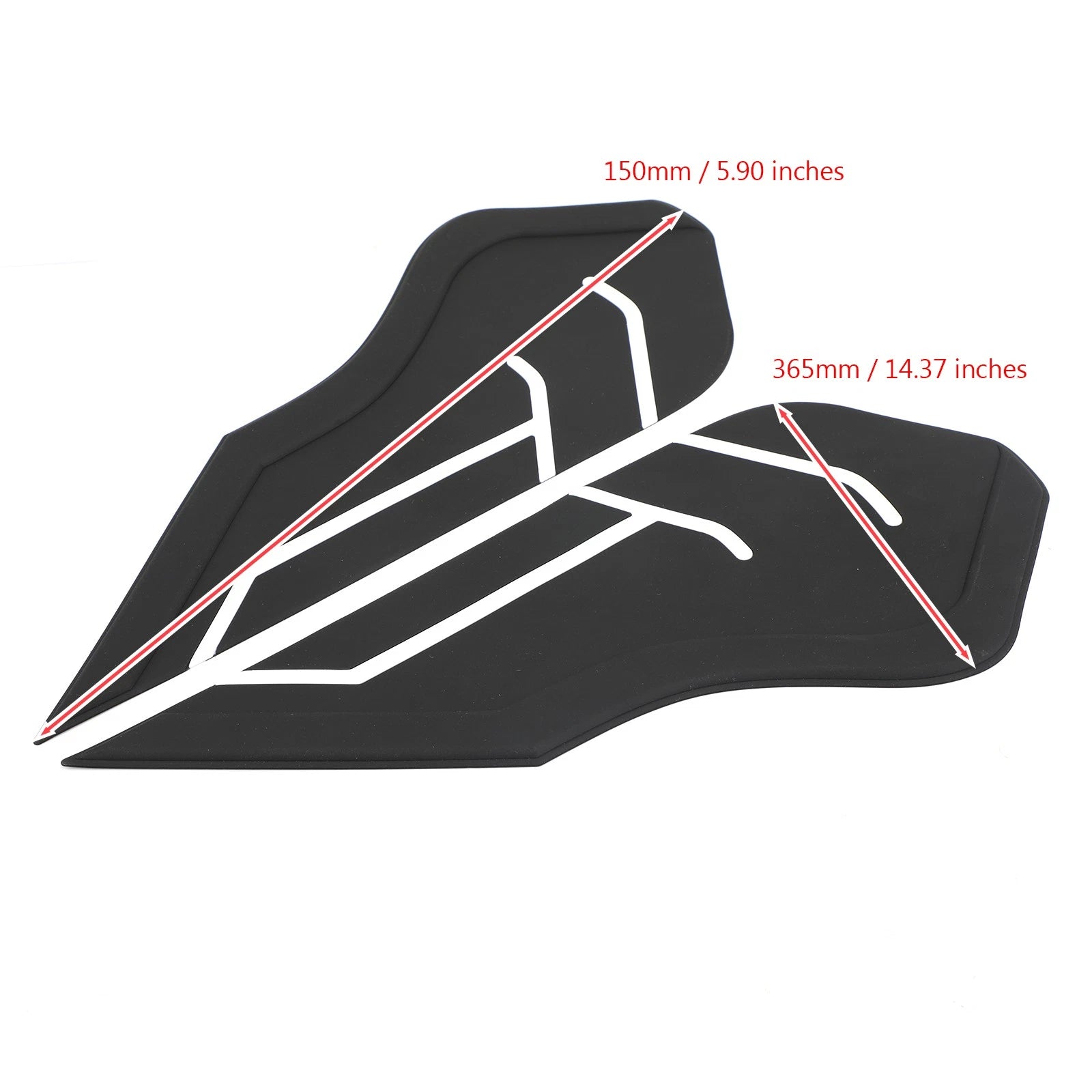 Tank Side Pads Traction Grips for Yamaha XTZ700 Tenere T7 (2018–2020)