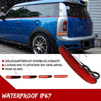 2X Red Lens LED Bumper Brake Tail Lights for Mini Cooper Clubman (2008–2014)