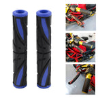 Blue Motorbike Brake Clutch Lever Grips Rubber Sleeve Cover for GZ