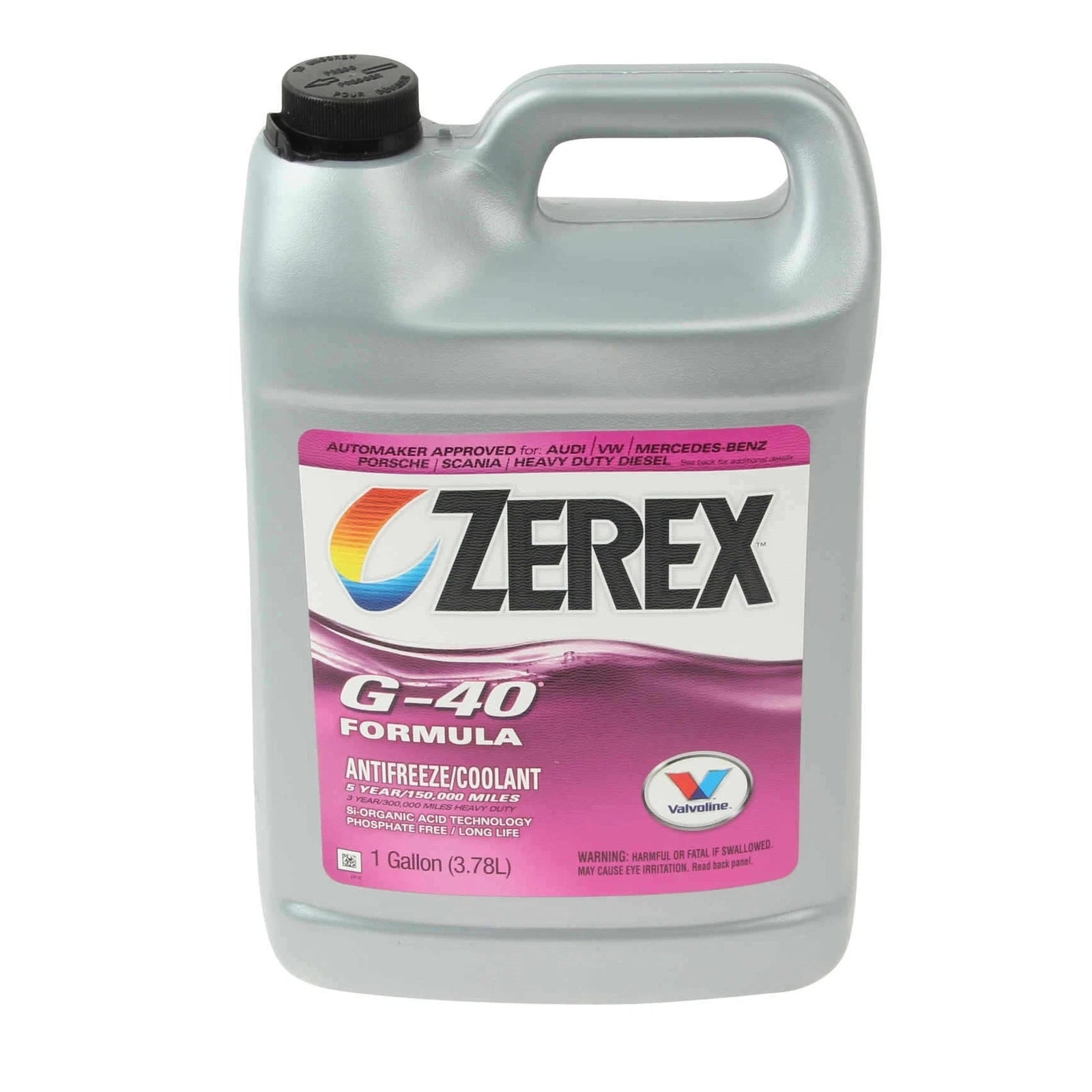 Valvoline Zerex G40 Pink Coolant Antifreeze 1 Gallon 861526 for Mercedes Porsche