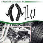 Set of 6 Front Lower Control Arms for Nissan Rogue (2014–2019) No.MS301169/MS301168