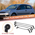 Set of 4 Spark Plug Wire Ignition Coil Cables No. 1313552 for Ford Fiesta V (2001–2010)