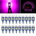 20pcs T5 Pink LED Dash Light Bulbs for Speedometer Gauge Cluster