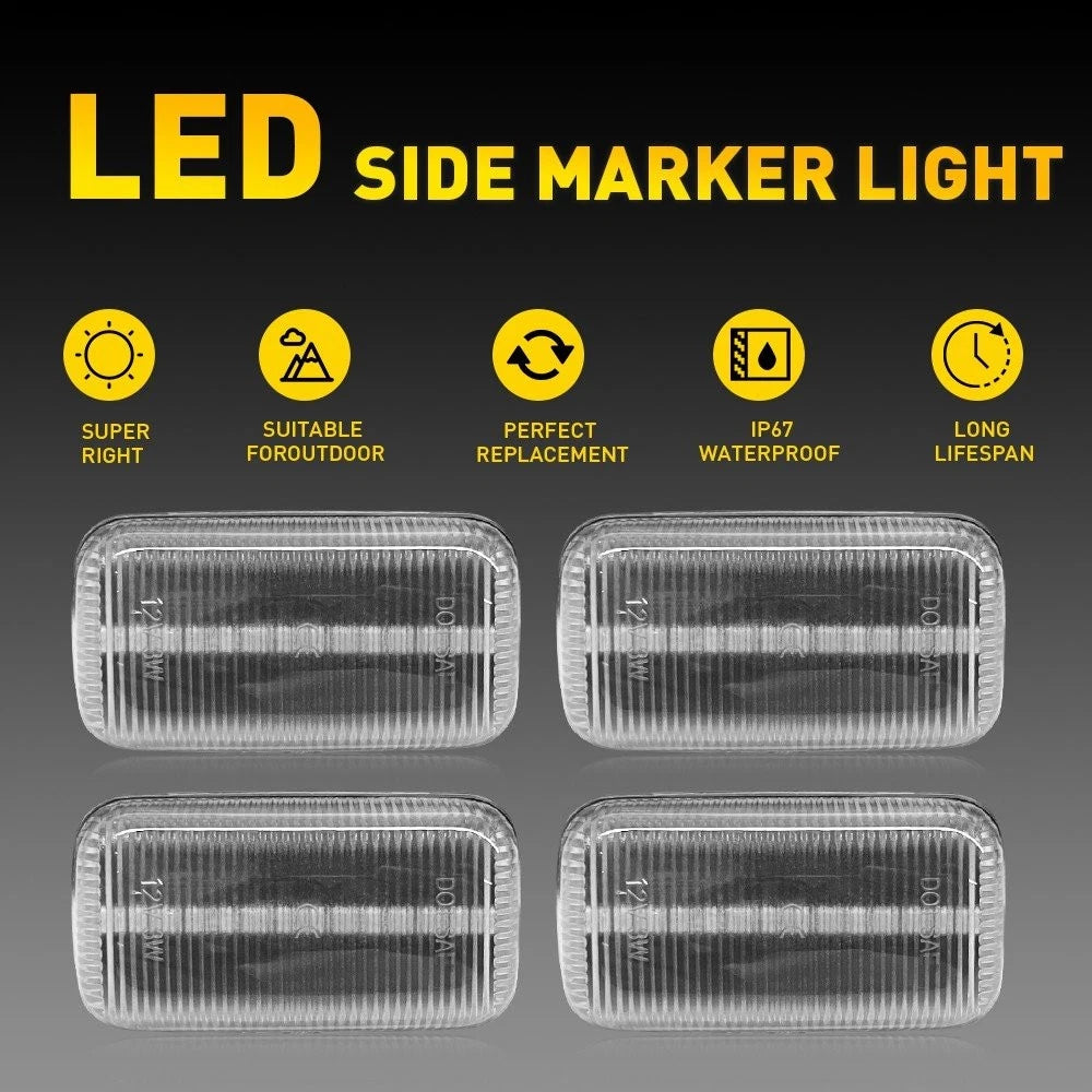 LED Side Marker Light for Chevy Silverado 2500HD 3500HD (2015–2023)