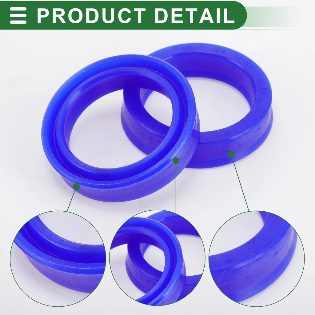 Set of 5 Oil Seal Rotary Shaft Seal 32x42x10mm High Pressure Blue