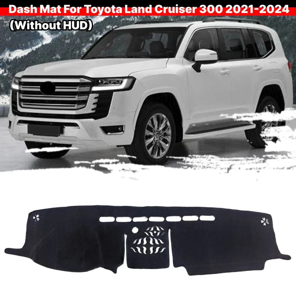 Non-Slip Dash Board Cover Mat Pad for Toyota Land Cruiser 300 (2021–2024)