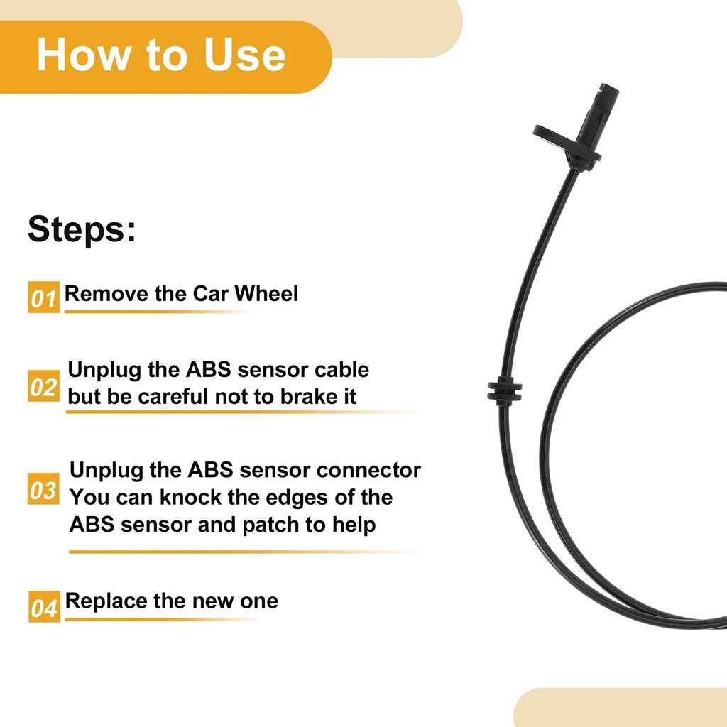 ABS Wheel Speed Sensor for Mercedes-Benz E550 (2007-2009)