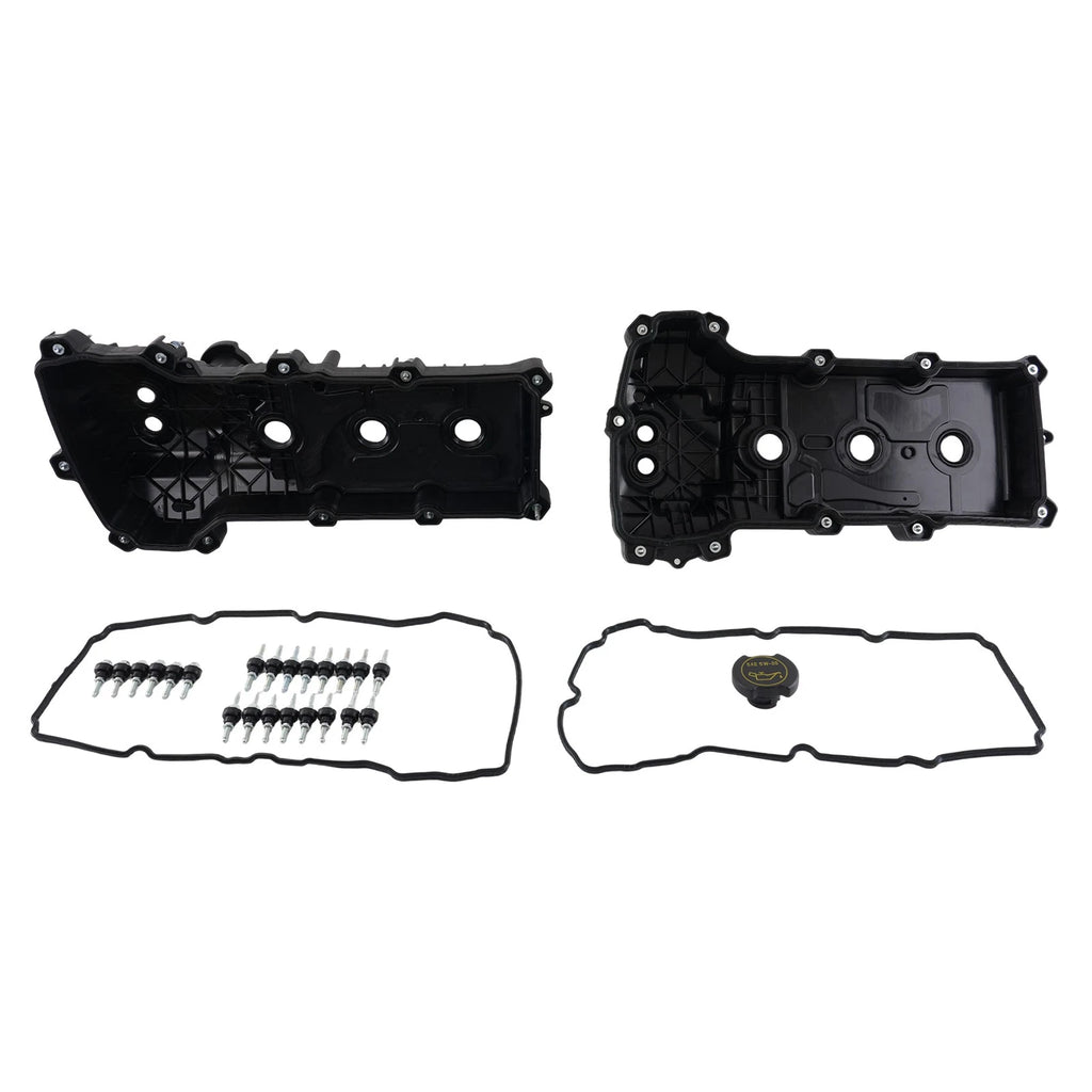 Pair Engine Valve Covers for Ford Edge Explorer F-150 Mustang (2011-2019)