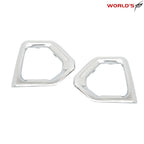 Chrome Fog Light Bezel Covers for GMC Sierra 1500 Denali SLT (2019–2020)