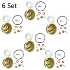 Set of 6 Carburetor Needle Bowl Gasket Float Kit for Honda GX120 GX160
