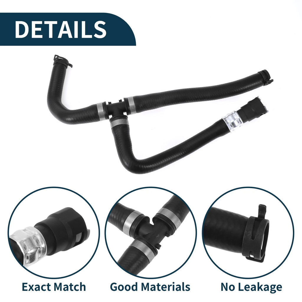 Radiator Hose Heating Water Pipe for Ford Edge (2015–2023) CT4Z18N345B Rubber