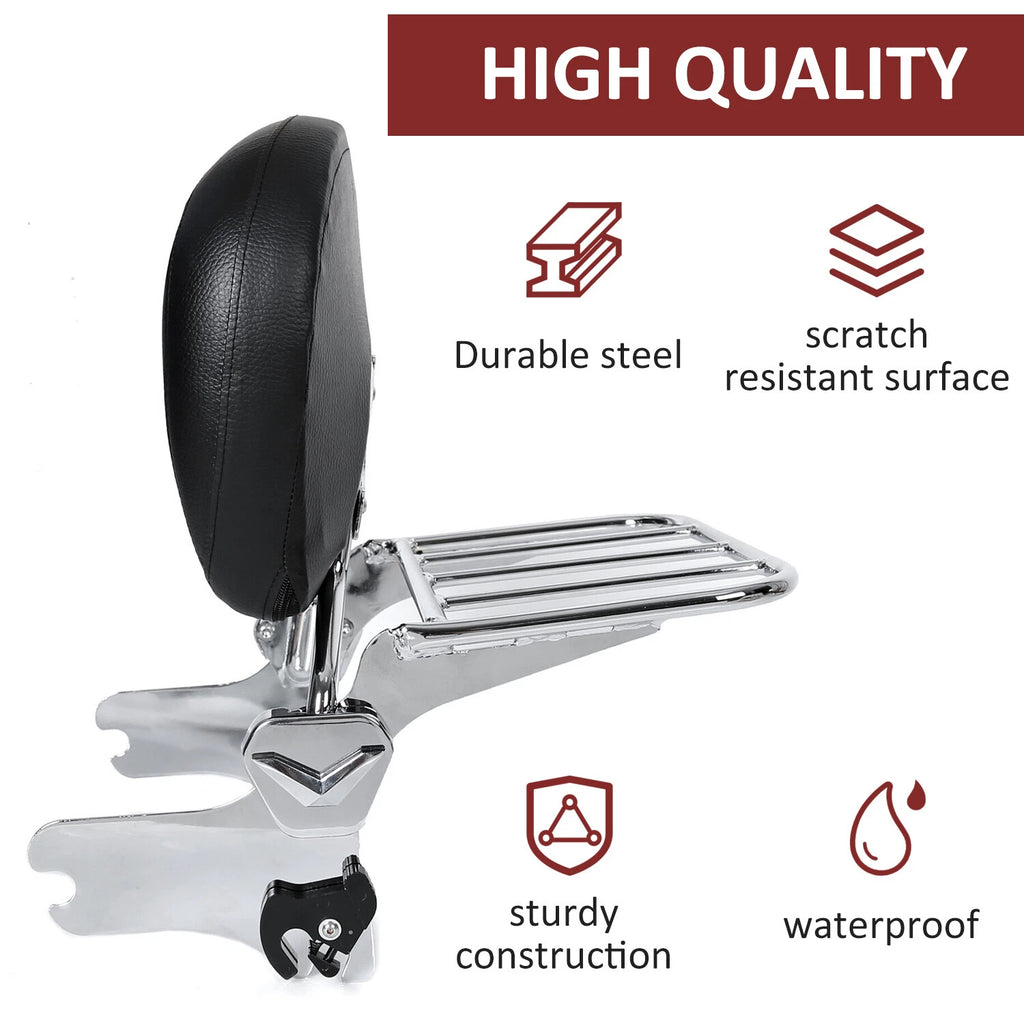 Sissy Bar Rack for Harley Touring Street Glide Road King (1997–2008)