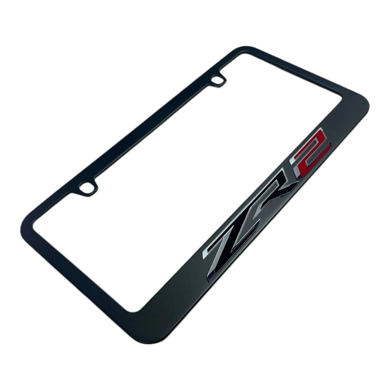 License Plate Frame Black for Chevrolet ZR2 (2017–2022)