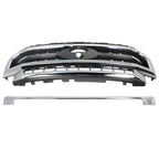 Front Upper Bumper Grille for Ford F-250 F-350 (2020–2022) Black
