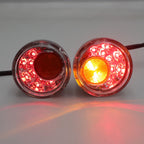 Clear LED Rear Running Brake Turn Signal Indicator Light for Harley XL 883 1200 (2004–2023)