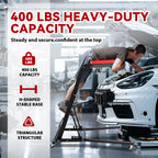 Foldable Automotive Topside Creeper for Adjustable Height (400 lbs)