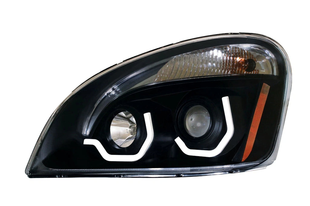 Blackout Headlights with LED Position Lights for Freightliner Cascadia (2018–2024)