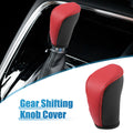 Gear Shifting Knob Cover for Nissan Rogue (2017) PU Leather Black