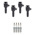Set of 4 Ignition Coils & NGK Spark Plugs for Canyon Colorado (2004–2012)