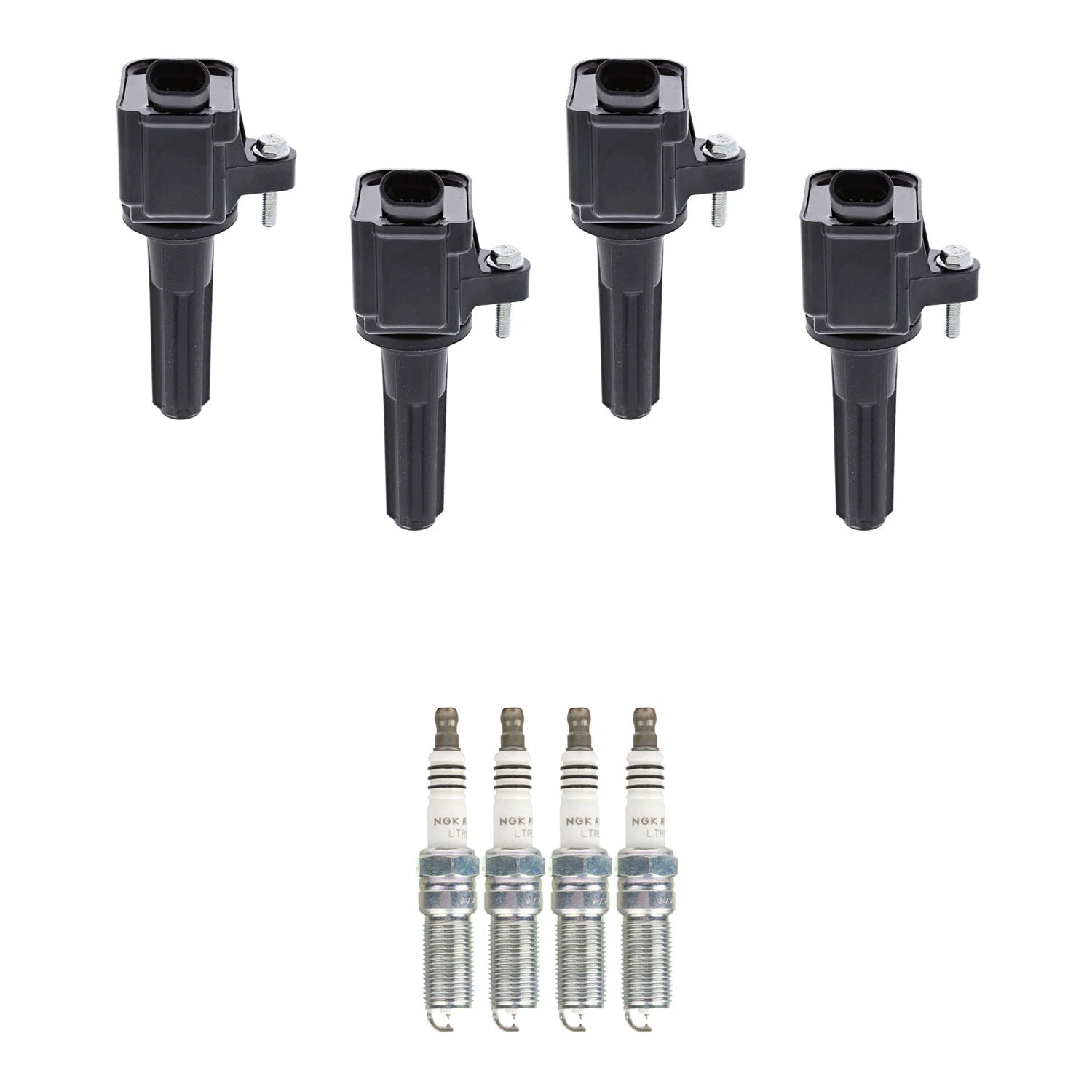 Set of 4 Ignition Coils & NGK Spark Plugs for Canyon Colorado (2004–2012)