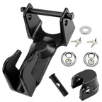 Gooseneck Trailer Hitch Lock for RV Trailers (Heavy Duty, Black)