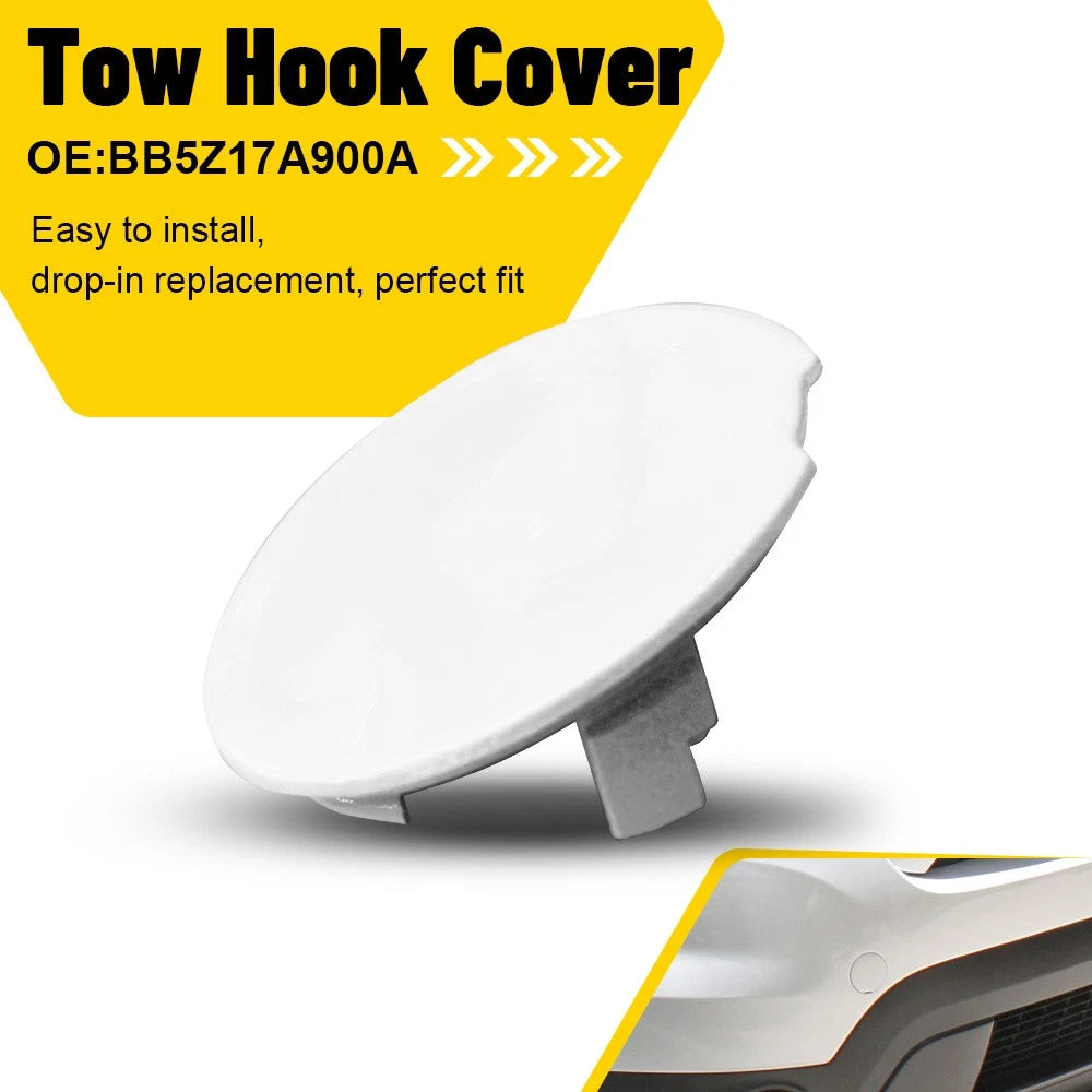 Tow Hook Eye Cover for Ford Explorer (2011–2015) BB5Z17A900A N9 White