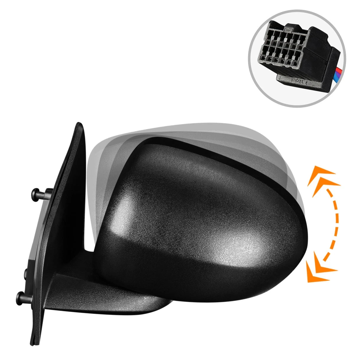 Right Side Power Adjust Mirror Glass for Ford F150/Mark LT (2004–2014)