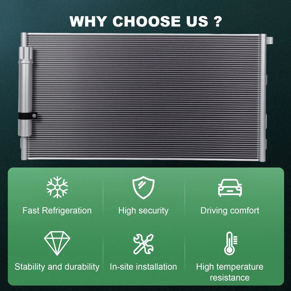 Aluminum AC Condenser for Ford Mustang (2015–2019)