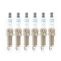 Set of 6 Spark Plugs for BMW F01 F10 F12 F13 E82 E88 (Bosch ZR5TPP33)