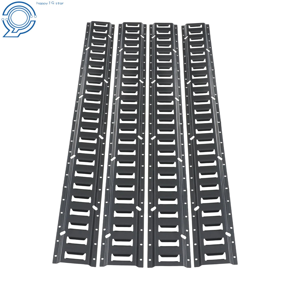 Set of 10 E Track Tie Down Rails for Various Models (4')