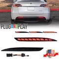 Smoked LED Tail Brake Signal Lights for Tesla Model Y (2021–2024)