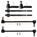 Set of 6 Tie Rod Ends & Sway Bar Links for Saturn Outlook (2007–2010)