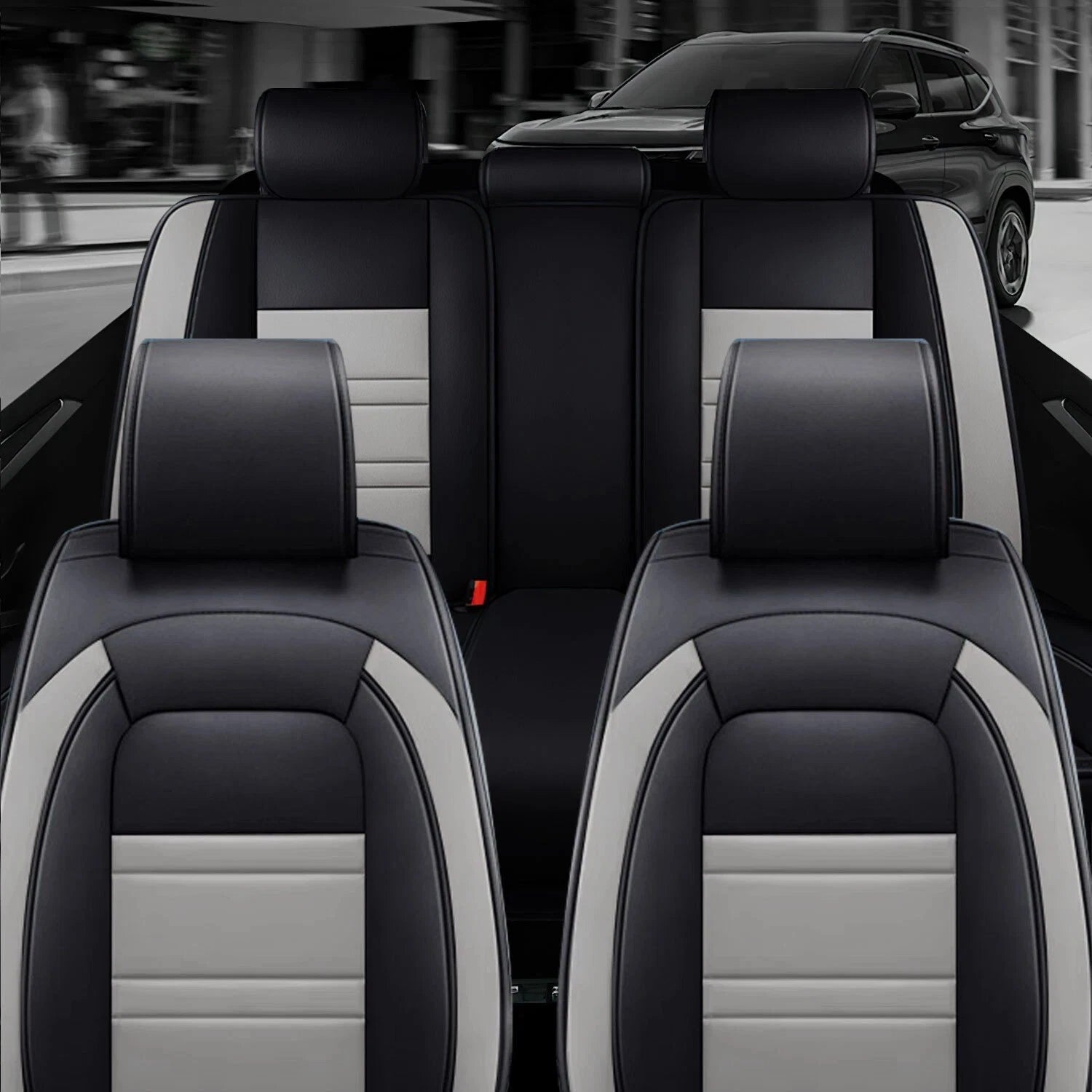Full Set Leather Seat Covers for Silverado 1500 2500 (2014–2023)