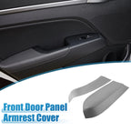 Set of 2 Front Door Panel Armrest Covers for Toyota Prius (2004–2009) Gray