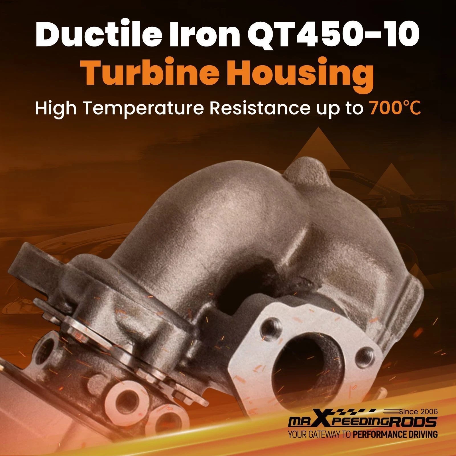 Turbocharger for Skoda Octavia Superb 1.8T (K03-053, 06A145704S, 06A145713B)
