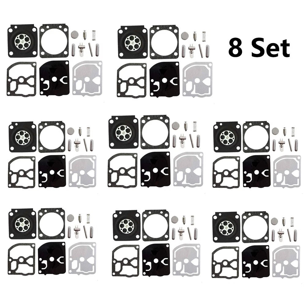 8x Carburetor Repair Kit for Zama RB-130 Husqvarna 570 575XP 576XP (–)