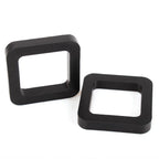 Set of 2 Rubber Cushion Silencer Pads for Trailer Hitch Receiver