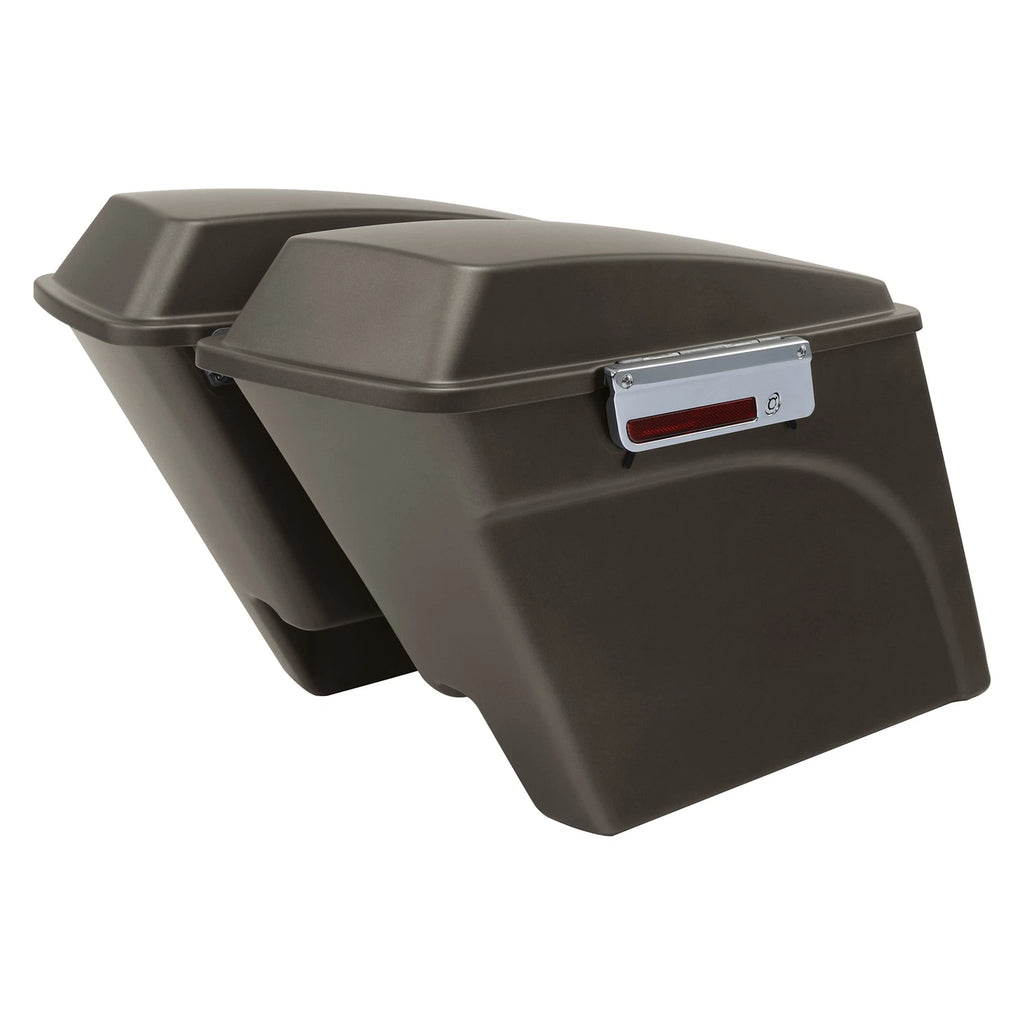 5" Stretched Hard Saddlebags for Harley Street Road Electra Glide (1993–2013)