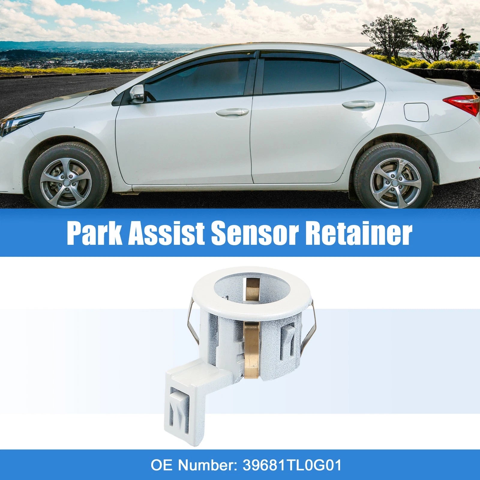Parking Sensor Retainer Holder for Honda Odyssey (2011–2017) White