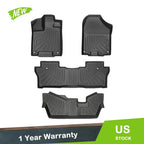 Set of 4 TPE 3D Floor Mats Liners for Honda Pilot (2016–2022)