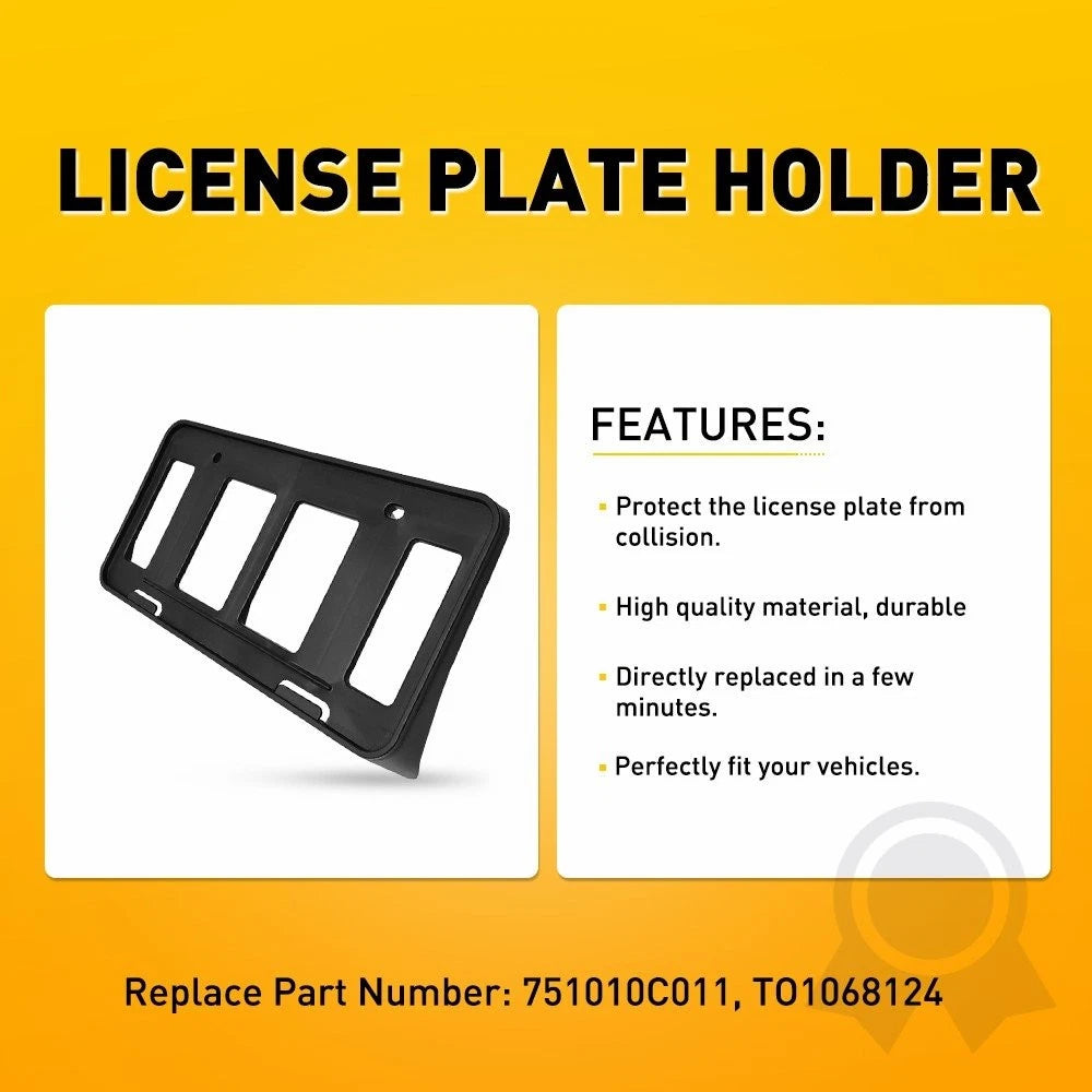 Front License Plate Frame Mounting Bracket for Toyota Tundra (2014–2021)