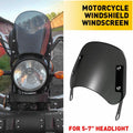 5-7" Motorcycle Front Flyscreen Windshield for Harley Davidson 
