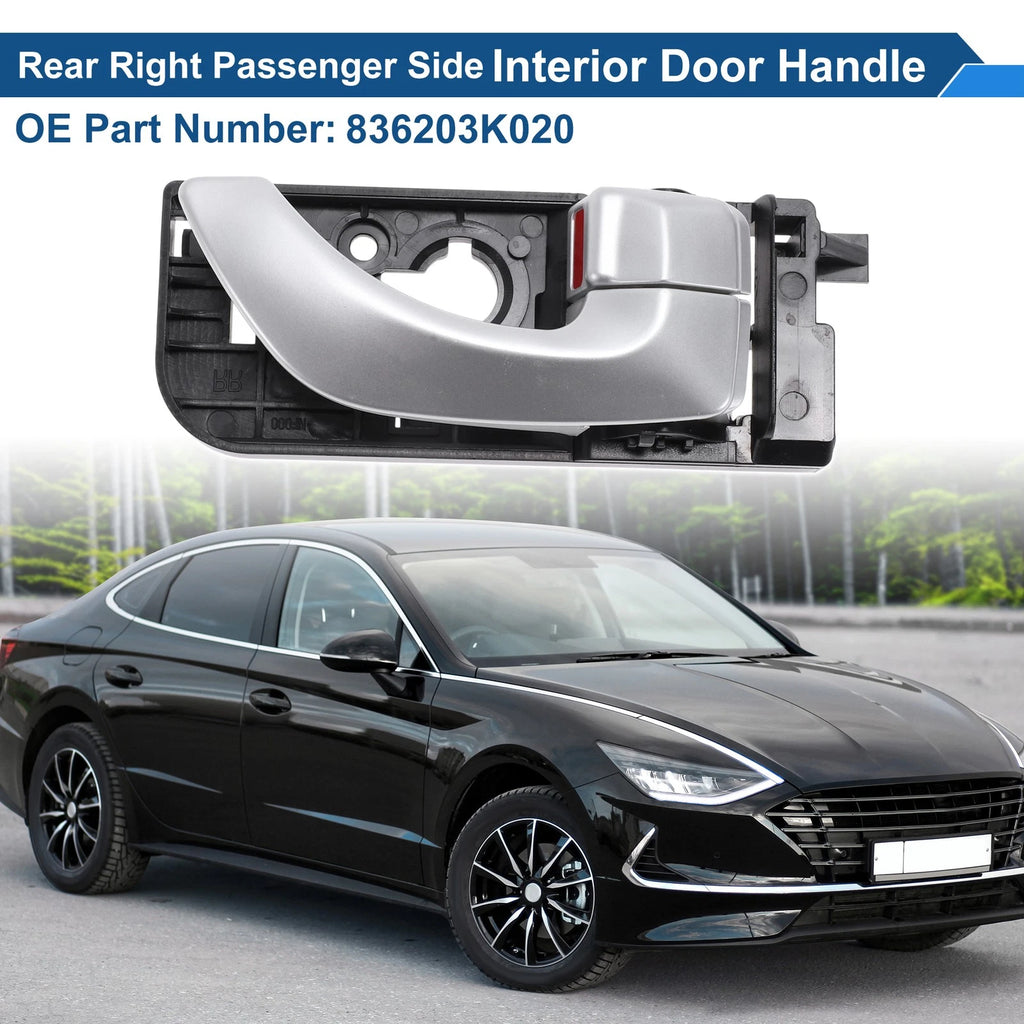 Rear Right Passenger Side Interior Door Handle for Hyundai Sonata (2011–2014) No. 836203K020