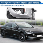Rear Right Passenger Side Interior Door Handle for Hyundai Sonata (2011–2014) No. 836203K020