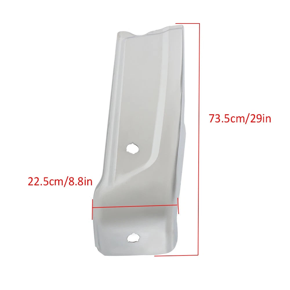 Rear Bumper Wrap Corner LH with 2 Sensor Holes Chrome for F150 (2021–2023)