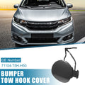 Front Bumper Tow Hook Cover 71104-T5H-H50 for Honda Fit (2018–2019) Matte Black