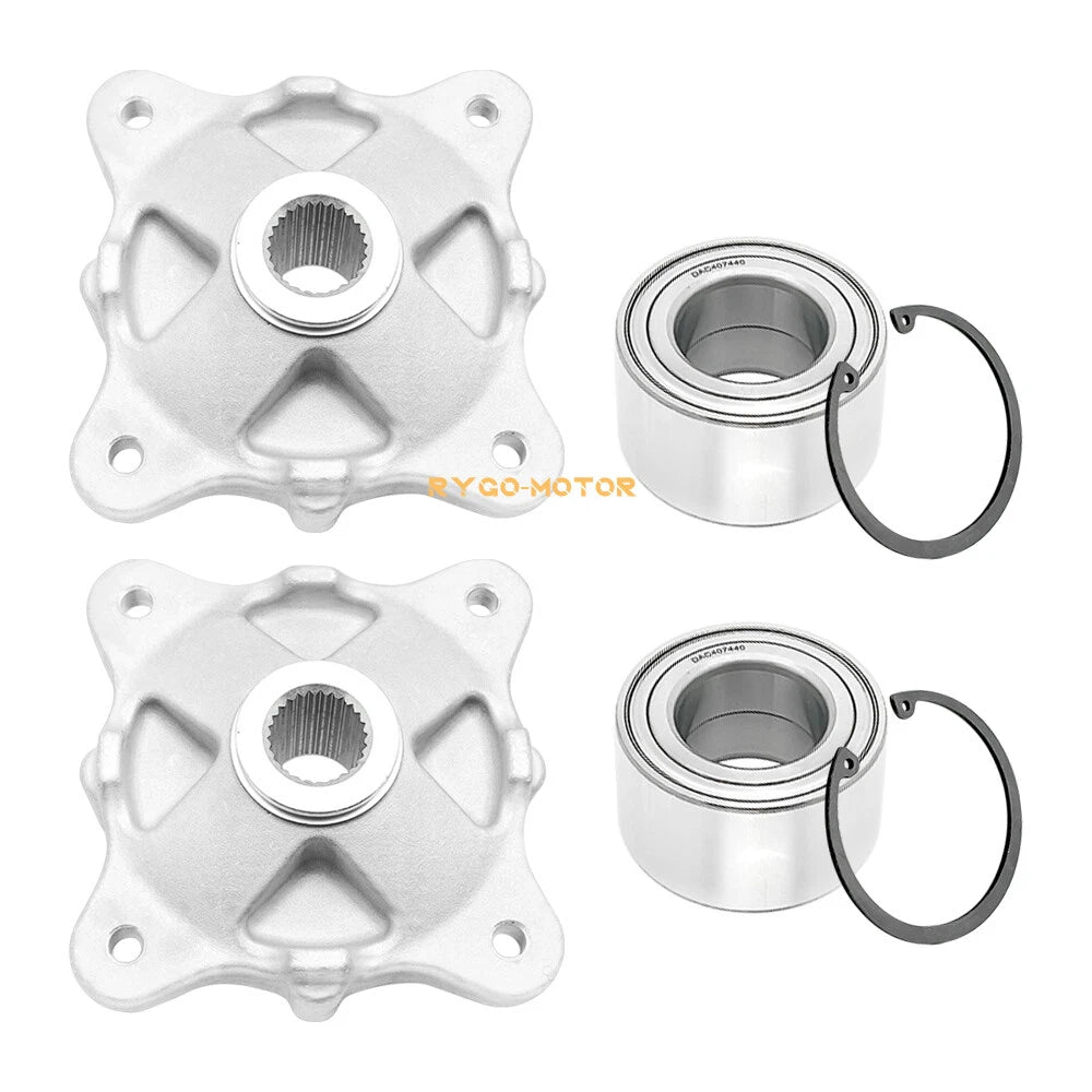 Front & Rear Wheel Hub & Bearing Kit for Polaris RZR 800 (2008–2014)