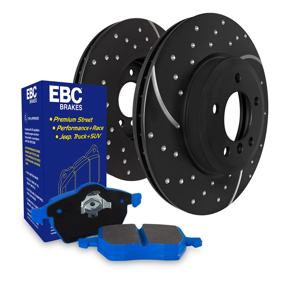 2X Brake Disc and Pad Kit for VW Jetta
